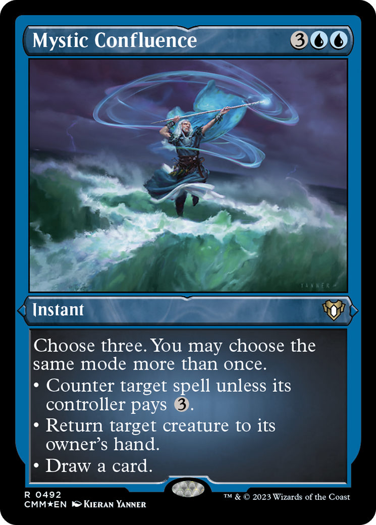 Mystic Confluence (CMM-492) - Commander Masters Etched Foil-1