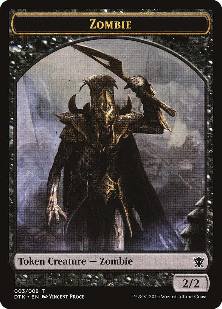 Zombie Token (DTK-003) - Dragons of Tarkir Tokens-1
