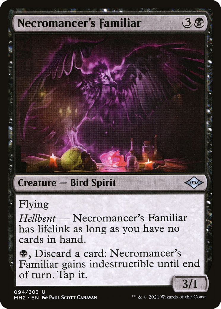 Necromancer's Familiar [Modern Horizons 2]-1
