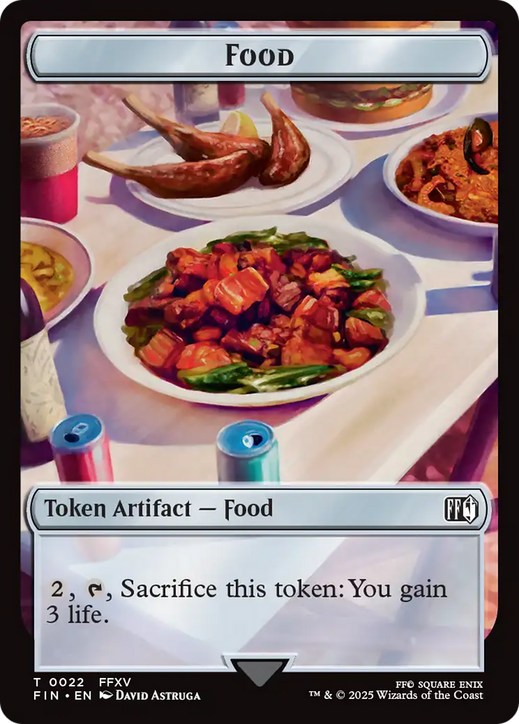 Hero (0004) // Food Double-Sided Token [FINAL FANTASY Tokens]-2