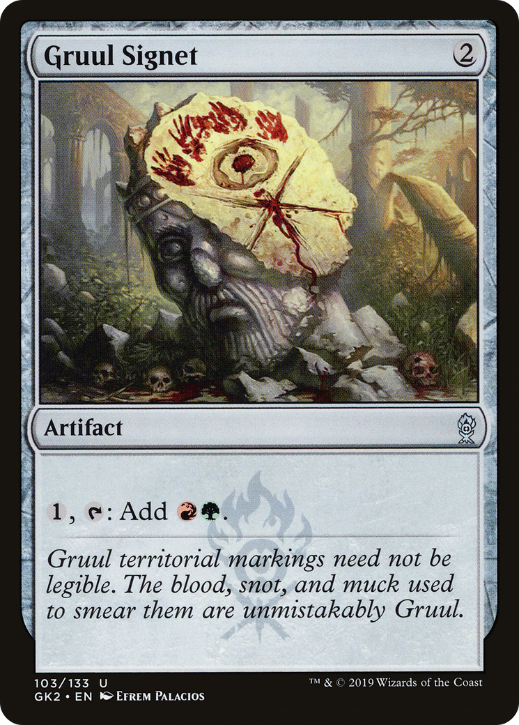Gruul Signet [Ravnica Allegiance Guild Kit]-1