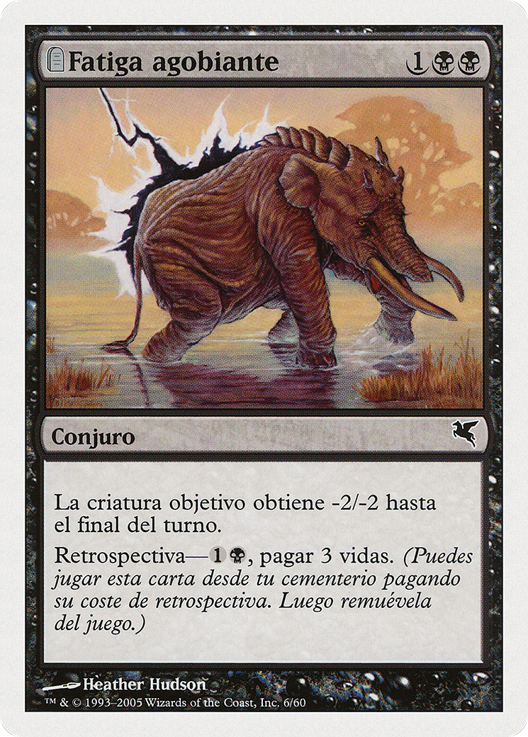 Crippling Fatigue (Italian) - "Fatica Storpiante" (A6) (PSAL-0A6) - Salvat 2005: (tombstone)-1