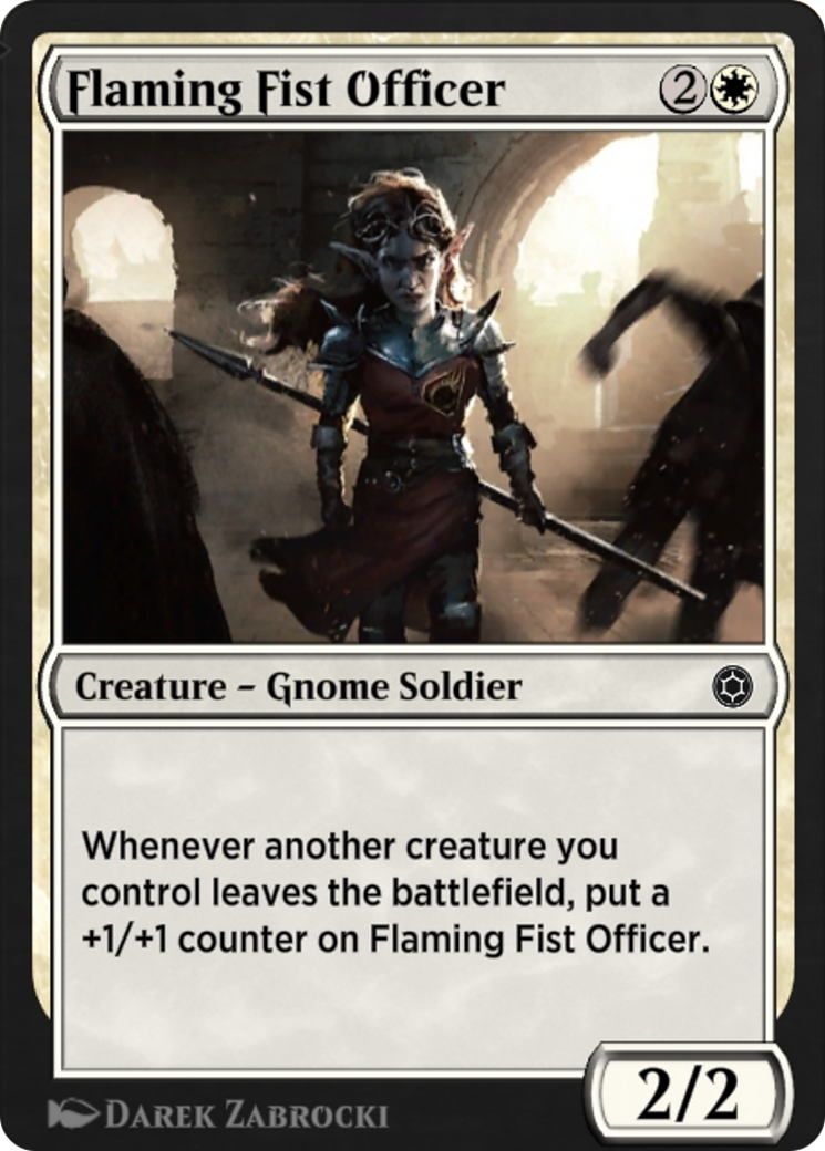 Flaming Fist Officer (HBG-089) - Alchemy Horizons: Baldur's Gate-1