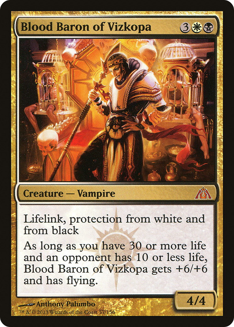 Blood Baron of Vizkopa [Dragon's Maze]-1