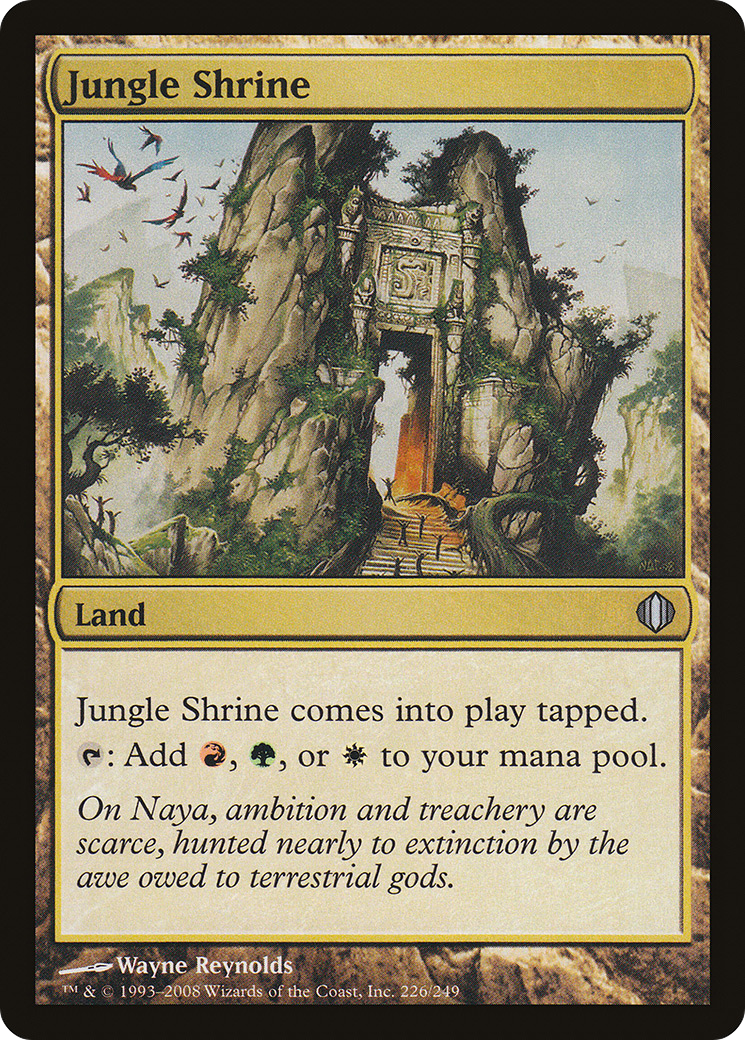 Jungle Shrine [Shards of Alara]-1