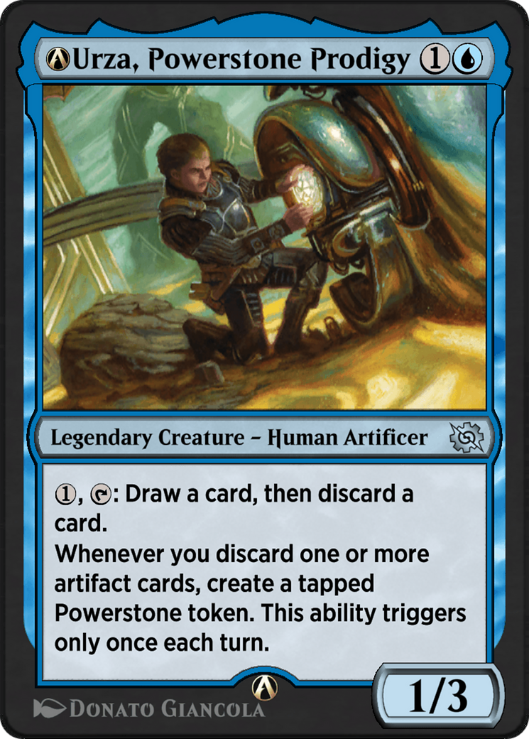 A-Urza, Powerstone Prodigy (BRO-A-69) - The Brothers' War-1