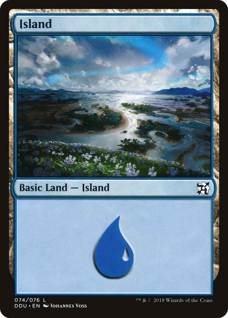 Island (74) [Duel Decks: Elves vs. Inventors]-1