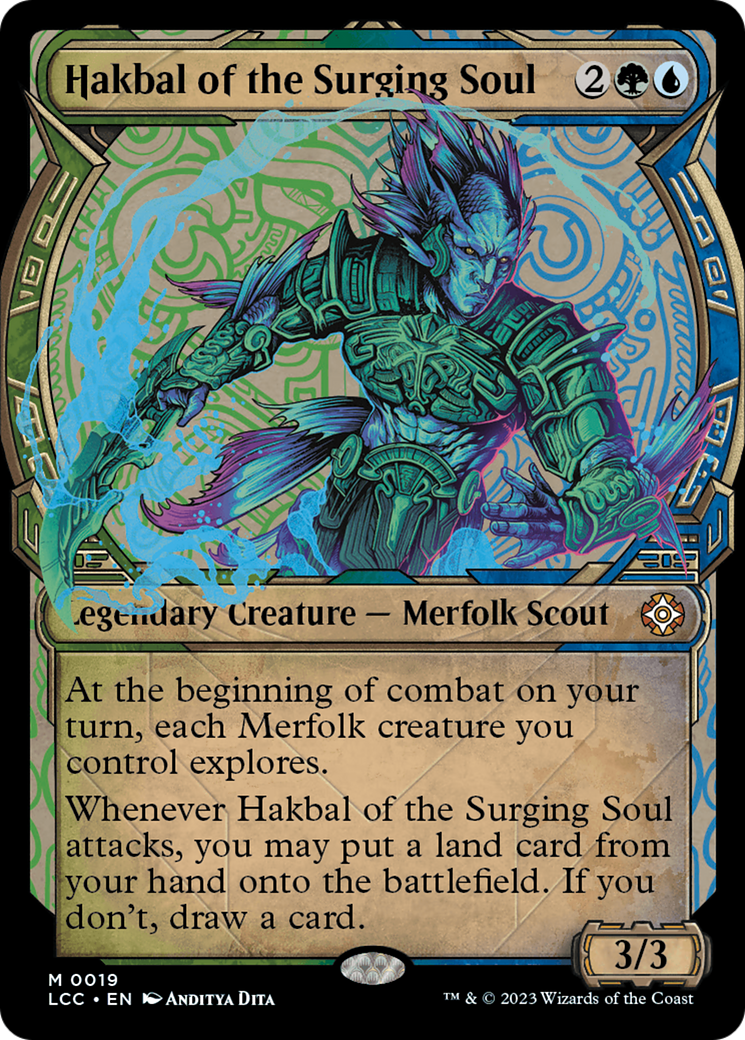 Hakbal of the Surging Soul (Showcase) [The Lost Caverns of Ixalan Commander]-1