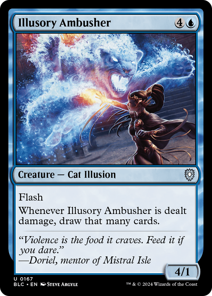 Illusory Ambusher [Bloomburrow Commander]-1