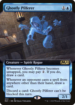 Ghostly Pilferer (Extended Art) [Core Set 2021]-1