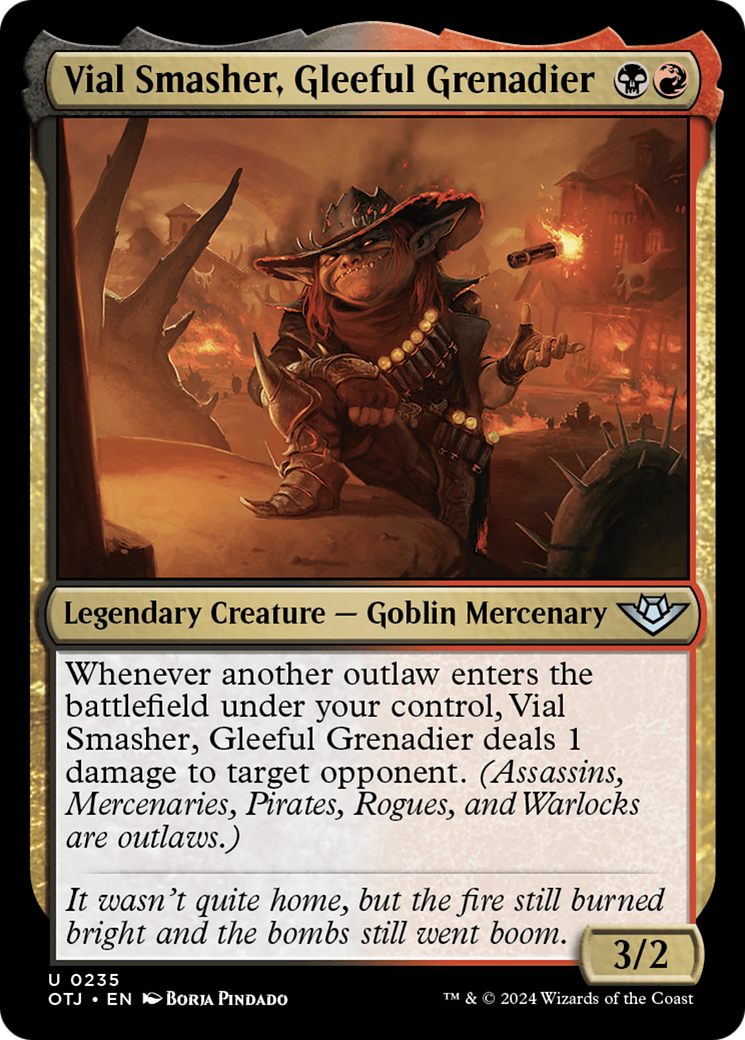Vial Smasher, Gleeful Grenadier [Outlaws of Thunder Junction]-1