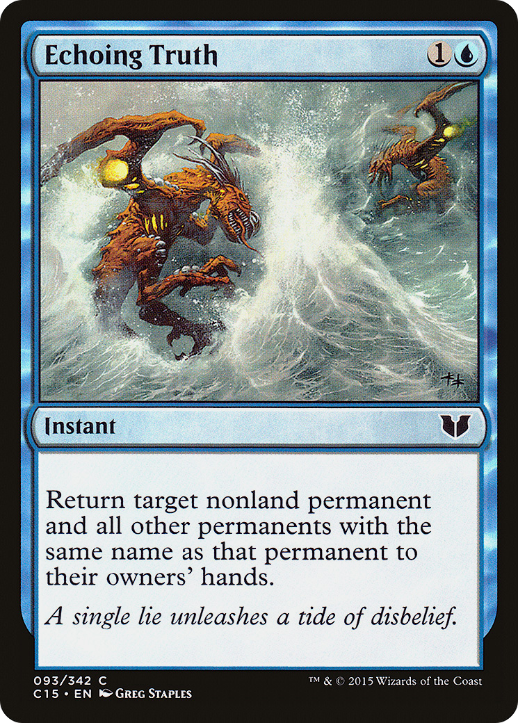 Echoing Truth [Commander 2015]-1
