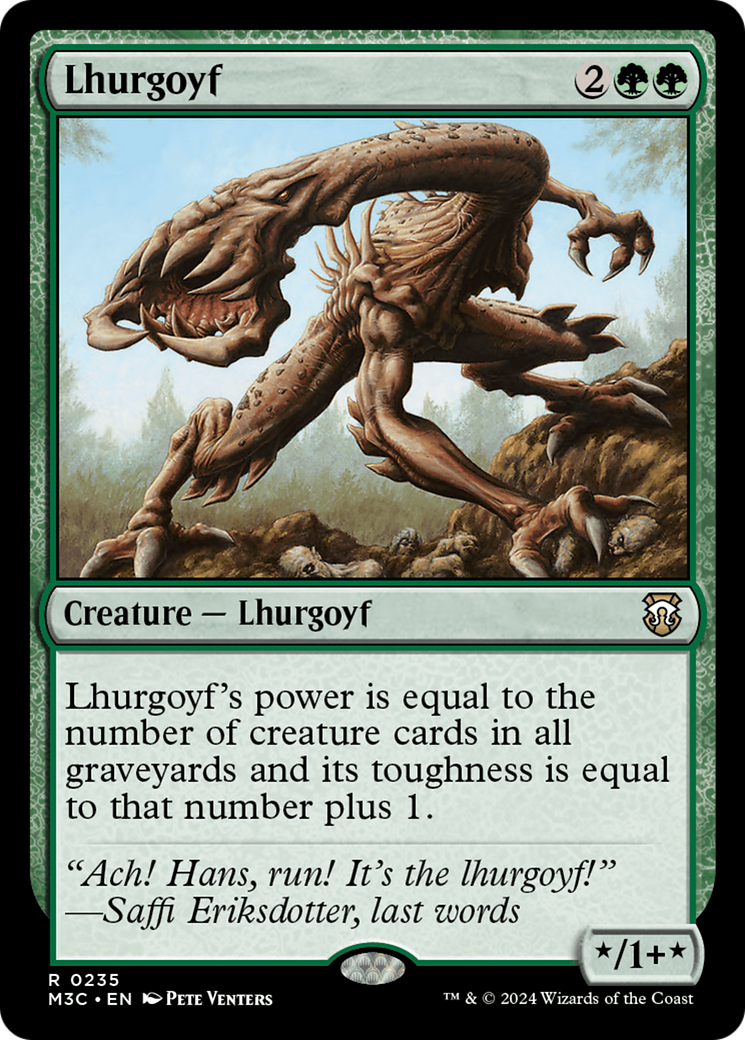 Lhurgoyf [Modern Horizons 3 Commander]-1