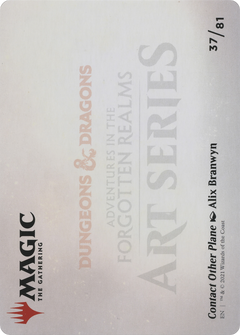 Contact Other Plane // Contact Other Plane (AAFR-037) - Adventures in the Forgotten Realms Art Series (Borderless) Foil-2