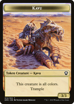 Kavu (TDMC-012) - Dominaria United Commander Tokens Foil-1