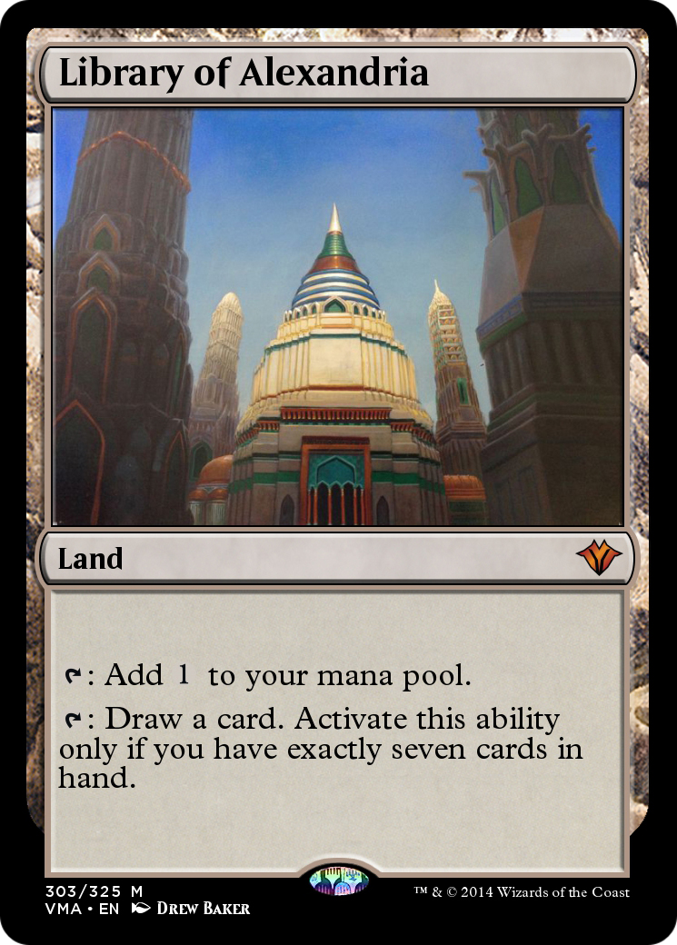 Library of Alexandria (VMA-303) - Vintage Masters Foil-1