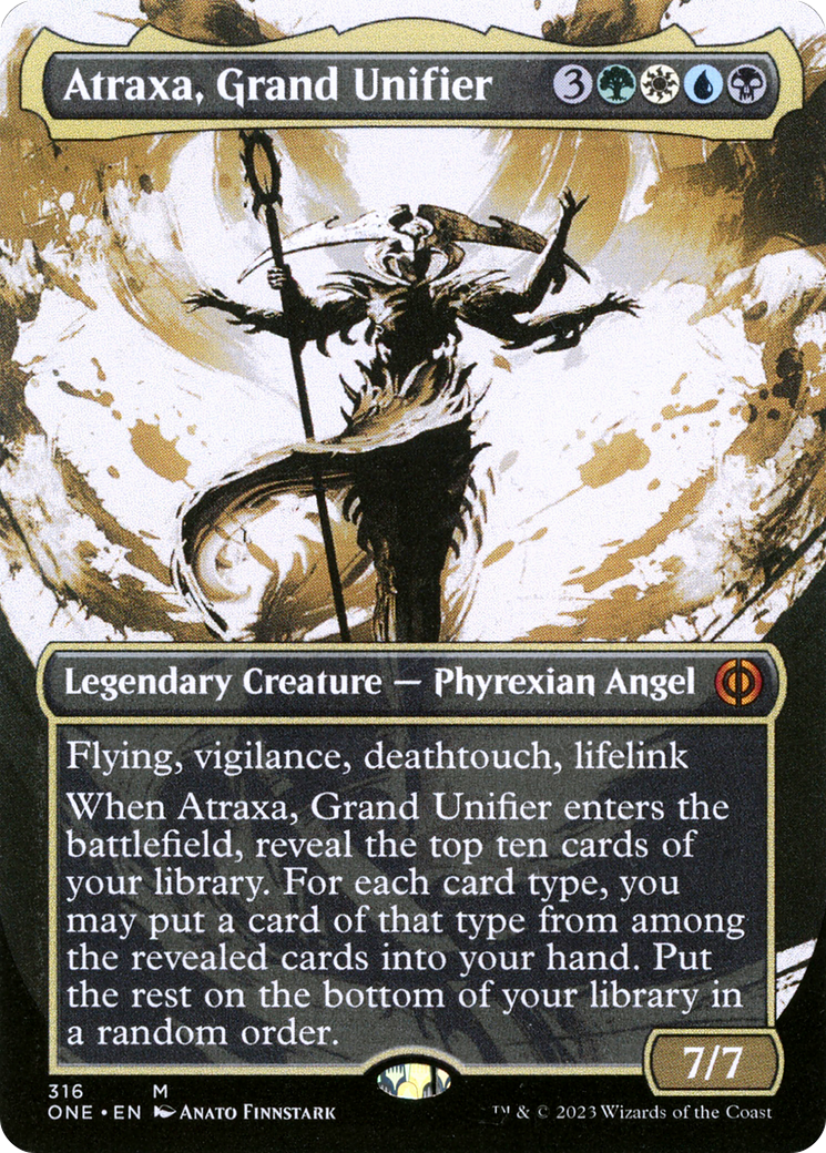 Atraxa, Grand Unifier (Borderless Ichor) [Phyrexia: All Will Be One]-1