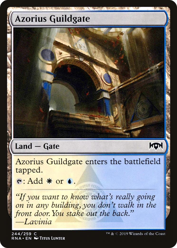 Azorius Guildgate (244/259) [Ravnica Allegiance]-1