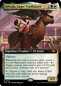 Selvala, Eager Trailblazer (Extended Art) [Outlaws of Thunder Junction]-1