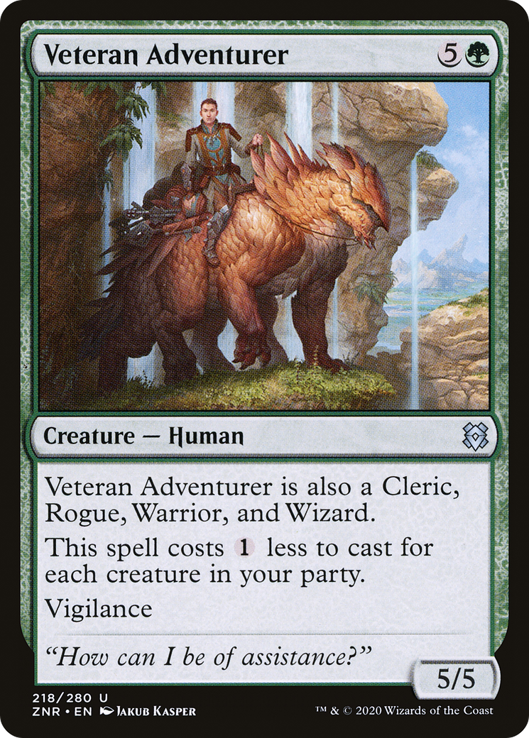 Veteran Adventurer (ZNR-218) - Zendikar Rising-1