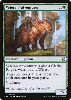 Veteran Adventurer (ZNR-218) - Zendikar Rising-1