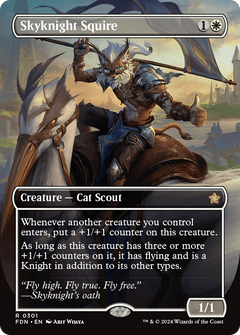 Skyknight Squire (Borderless) [Foundations]-1