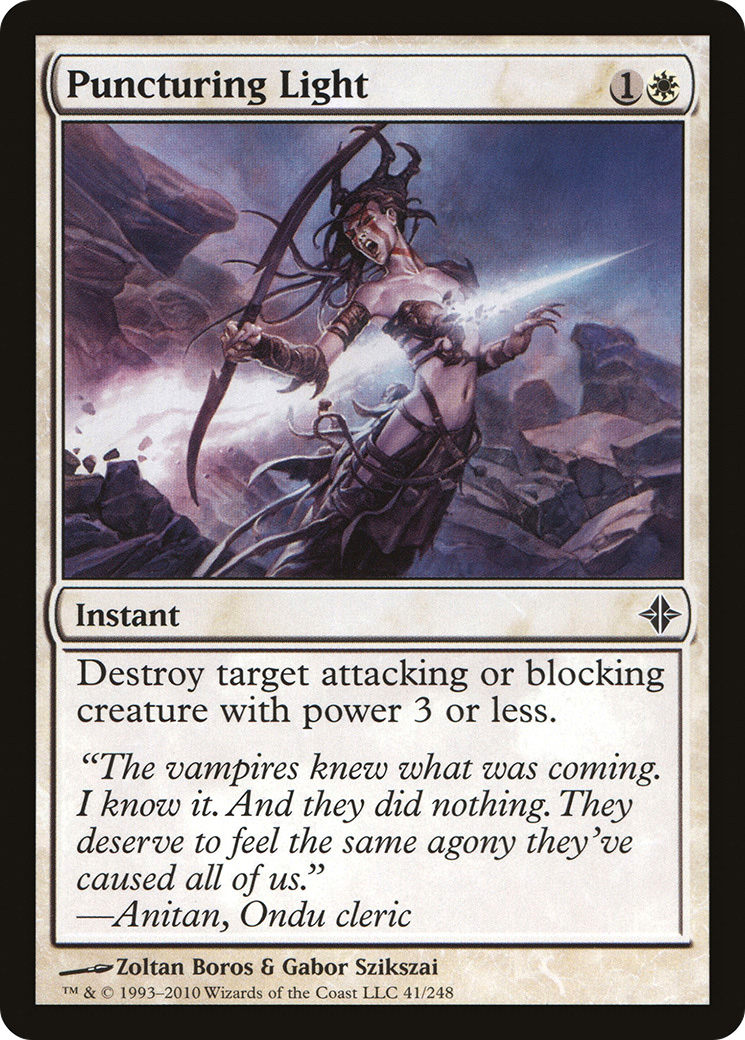 Puncturing Light [Rise of the Eldrazi]-1