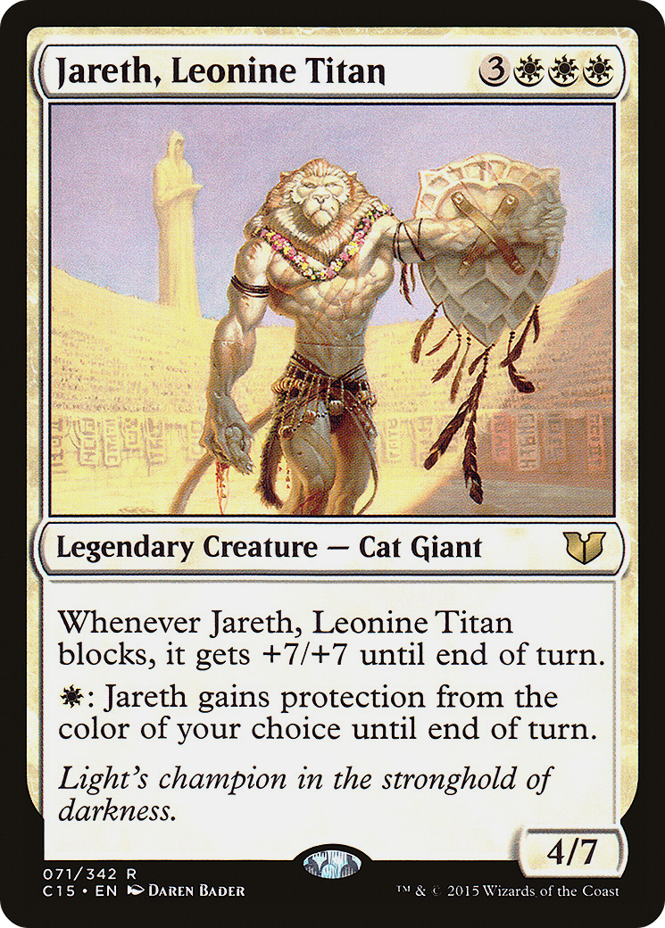 Jareth, Leonine Titan [Commander 2015]-1