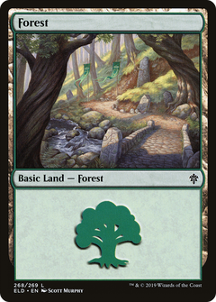 Forest (268) [Throne of Eldraine]-1