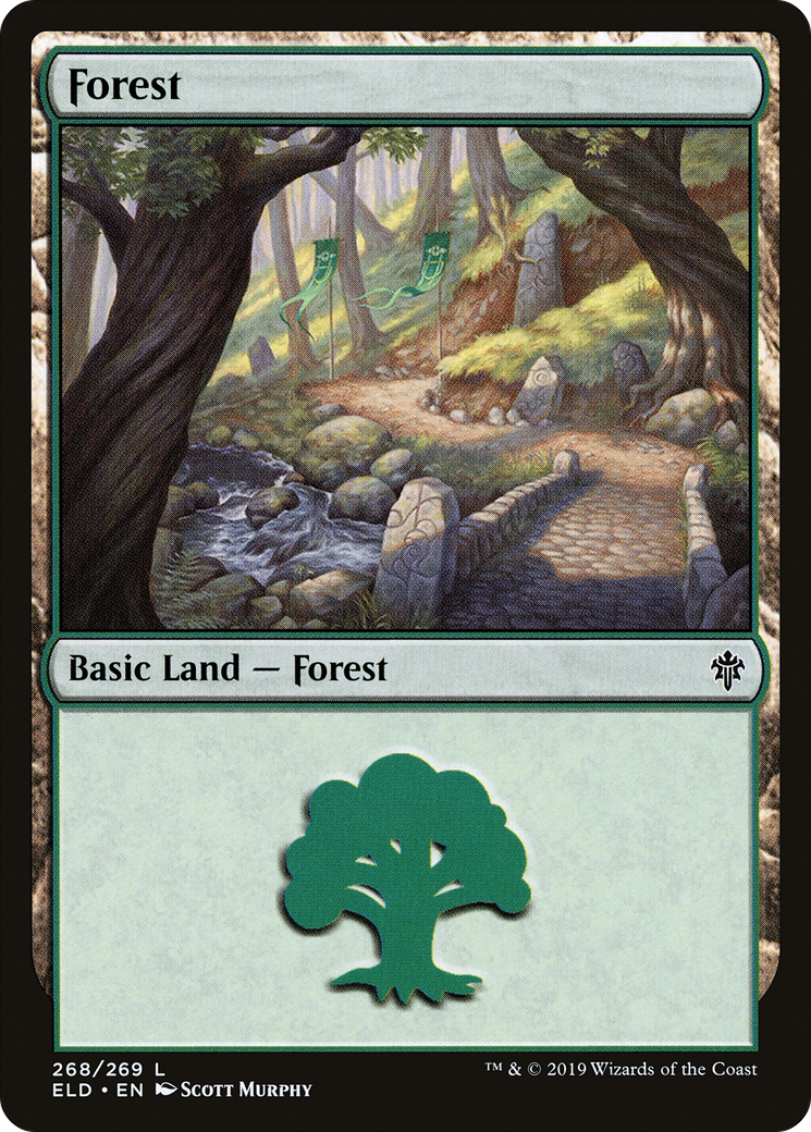 Forest (268) [Throne of Eldraine]-1
