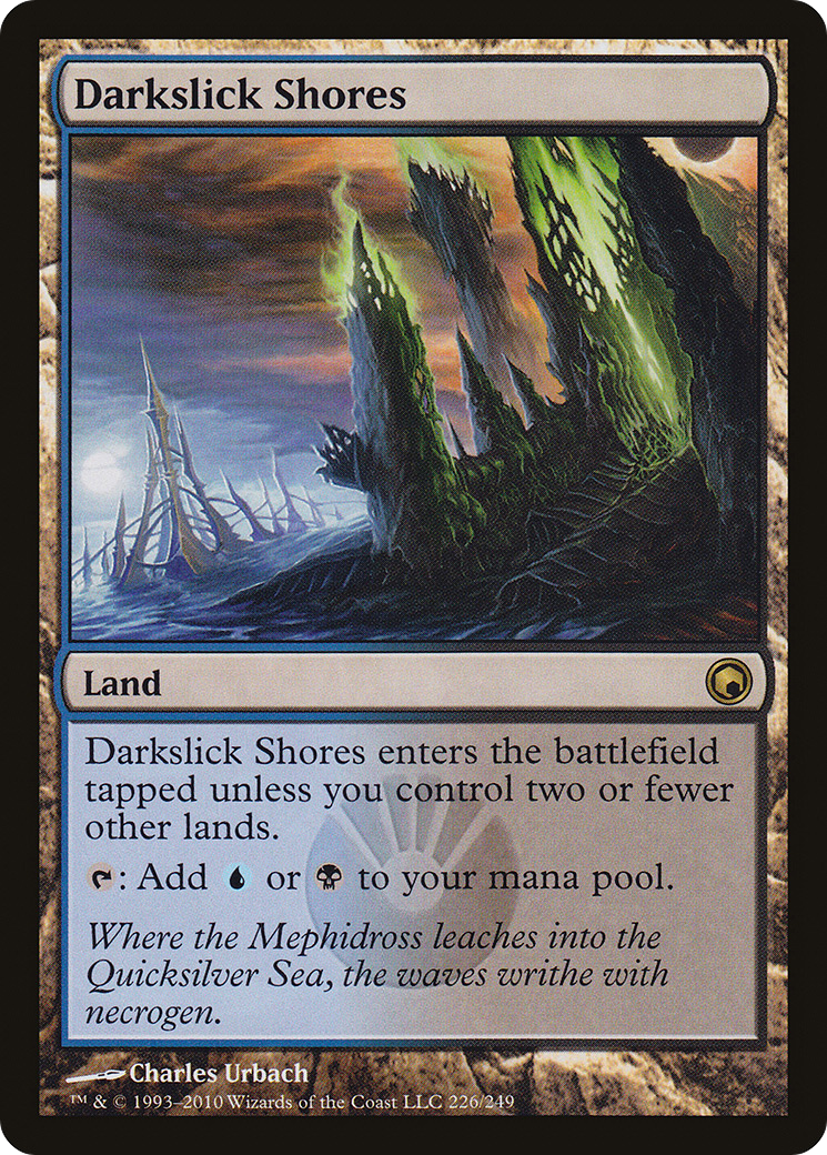 Darkslick Shores [Scars of Mirrodin]-1