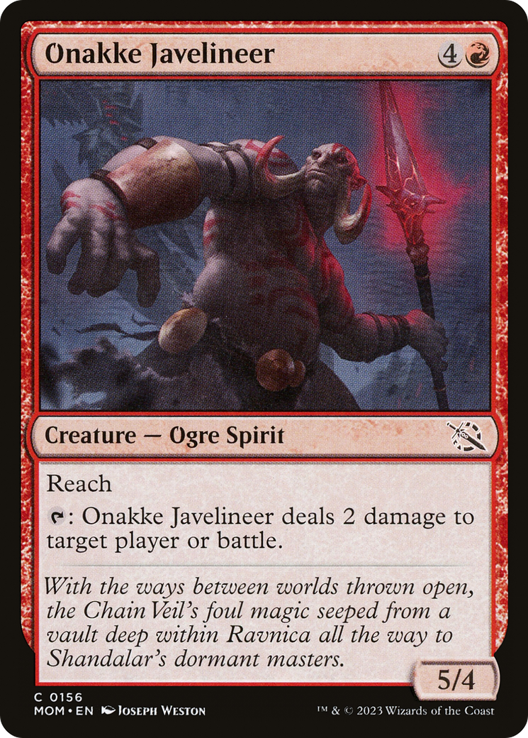 Onakke Javelineer [March of the Machine]-1