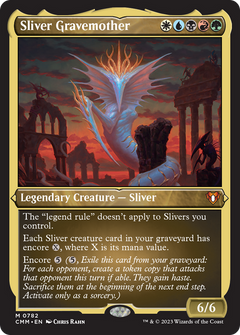 Sliver Gravemother (Display Commander) (Foil Etched) [Commander Masters]-1