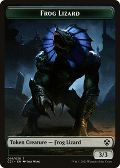 Frog Lizard (TC21-014) - Commander 2021 Tokens-1