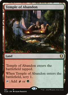 Temple of Abandon [Commander Legends: Battle for Baldur's Gate]-1