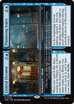 Central Elevator // Promising Stairs [Duskmourn: House of Horror]-1
