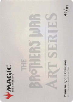 Plains // Plains (ABRO-048) - The Brothers' War Art Series (Borderless)-2