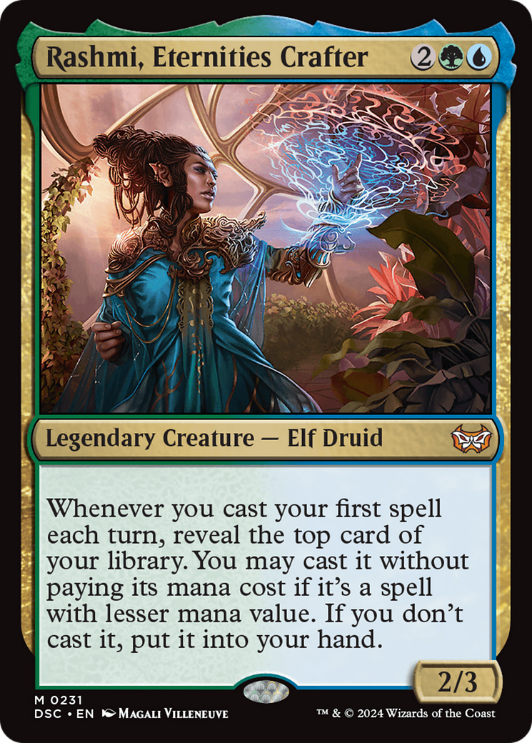 Rashmi, Eternities Crafter [Duskmourn: House of Horror Commander]-1