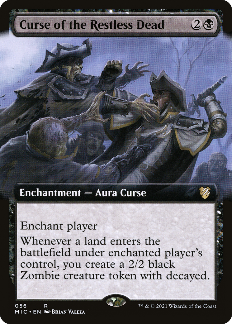 Curse of the Restless Dead (Extended Art) [Innistrad: Midnight Hunt Commander]-1