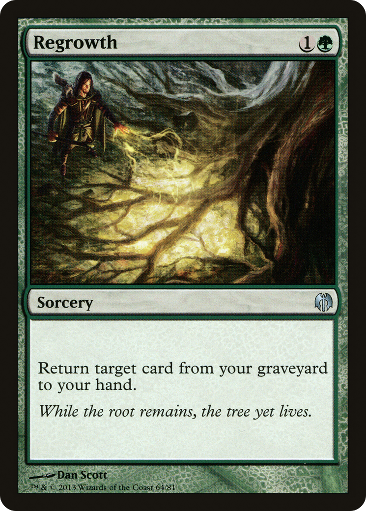 Regrowth [Duel Decks: Heroes vs. Monsters]-1