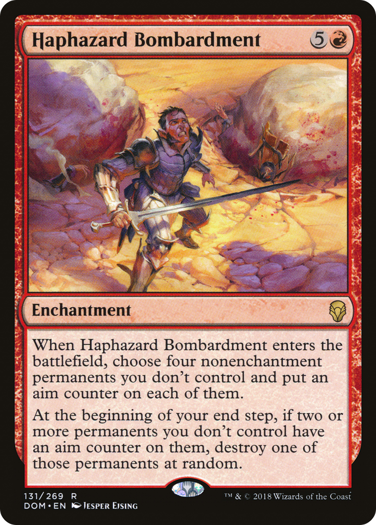 Haphazard Bombardment [Dominaria]-1