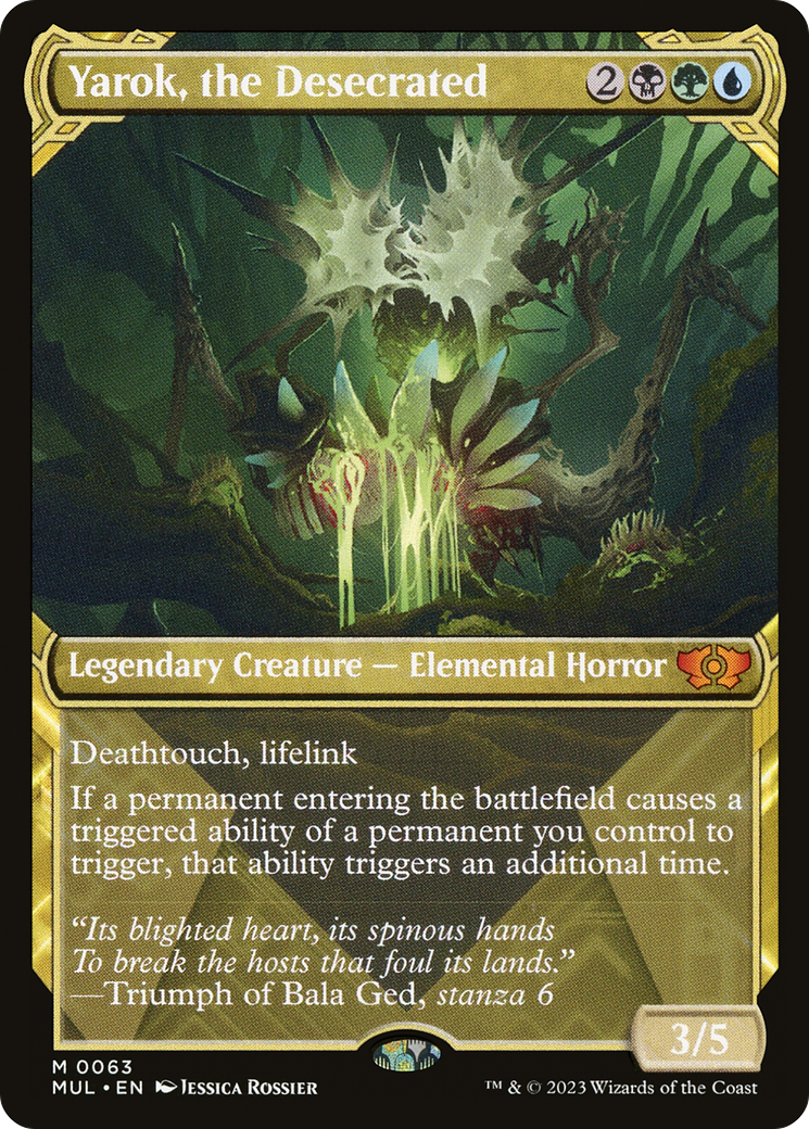 Yarok, the Desecrated (MUL-063) - Multiverse Legends: (Showcase) Foil-1
