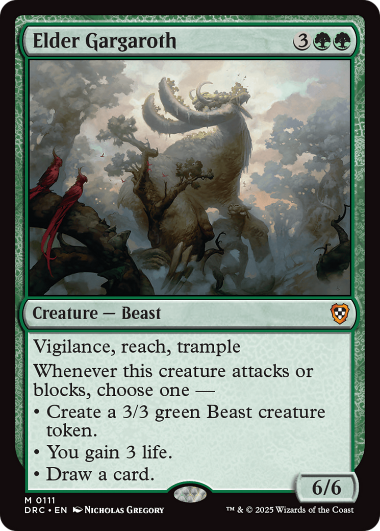 Elder Gargaroth [Aetherdrift Commander]-1