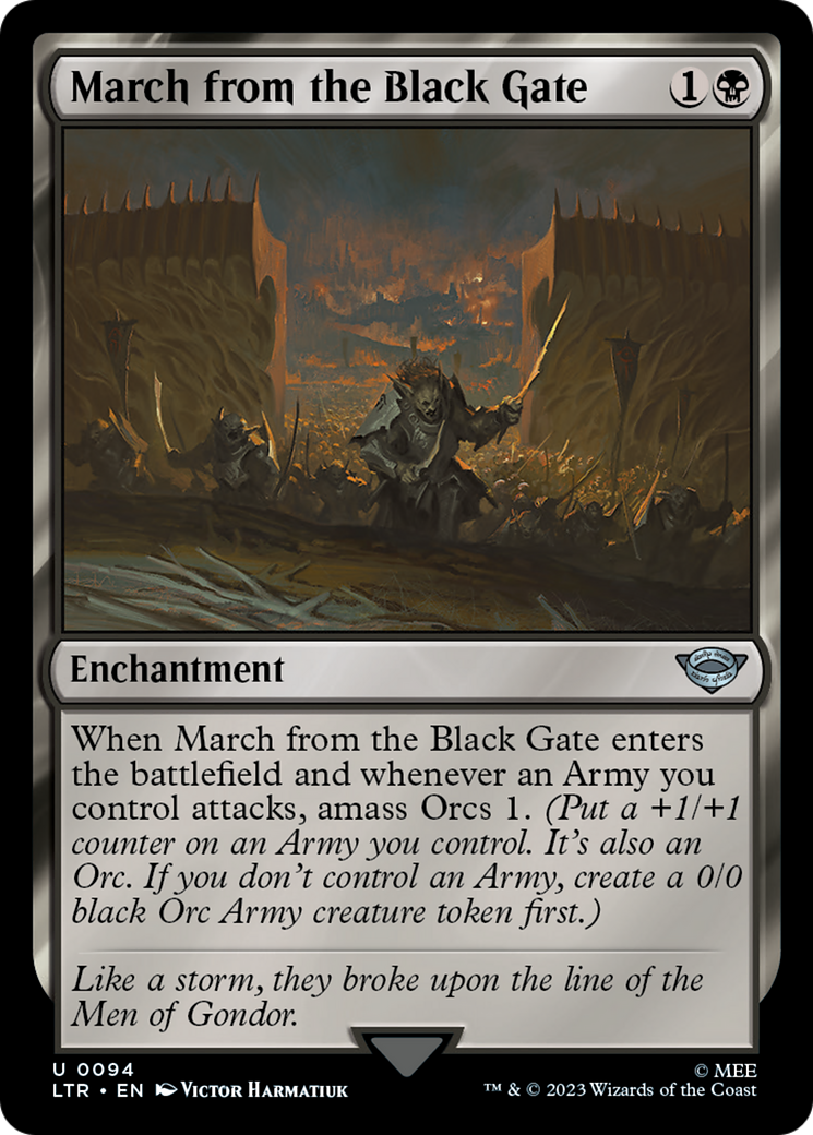 March from the Black Gate [The Lord of the Rings: Tales of Middle-Earth]-1