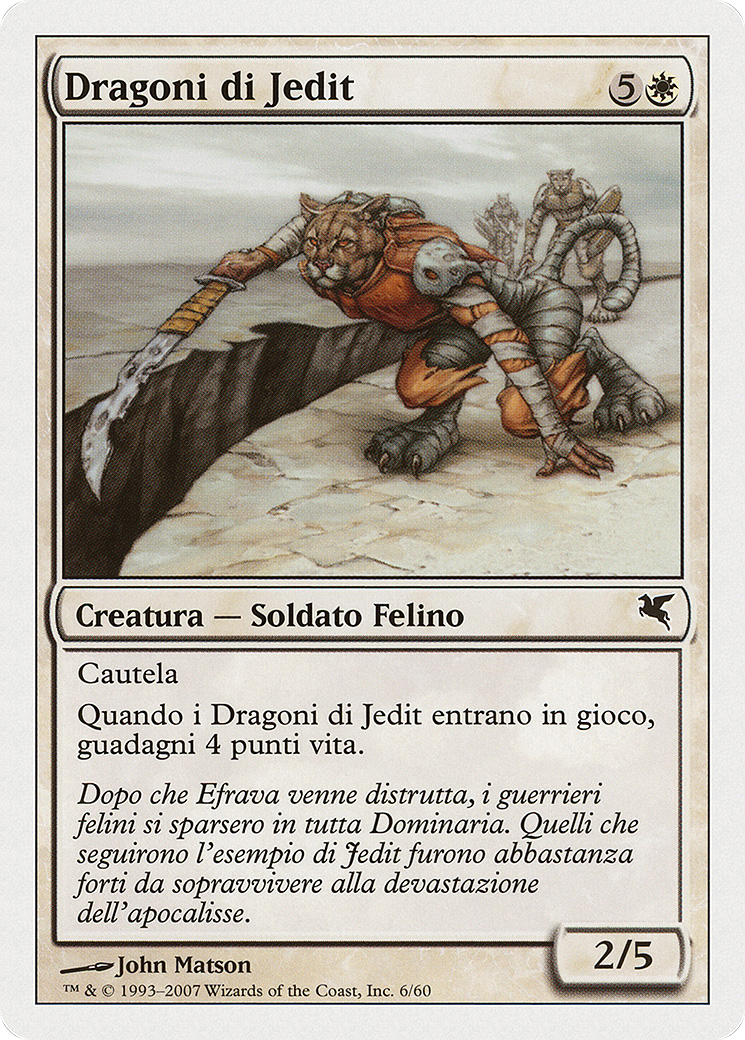 Jedit's Dragoons (Italian) - "Dragoni di Jedit" (PSAL-0L6) - Salvat 2005-1
