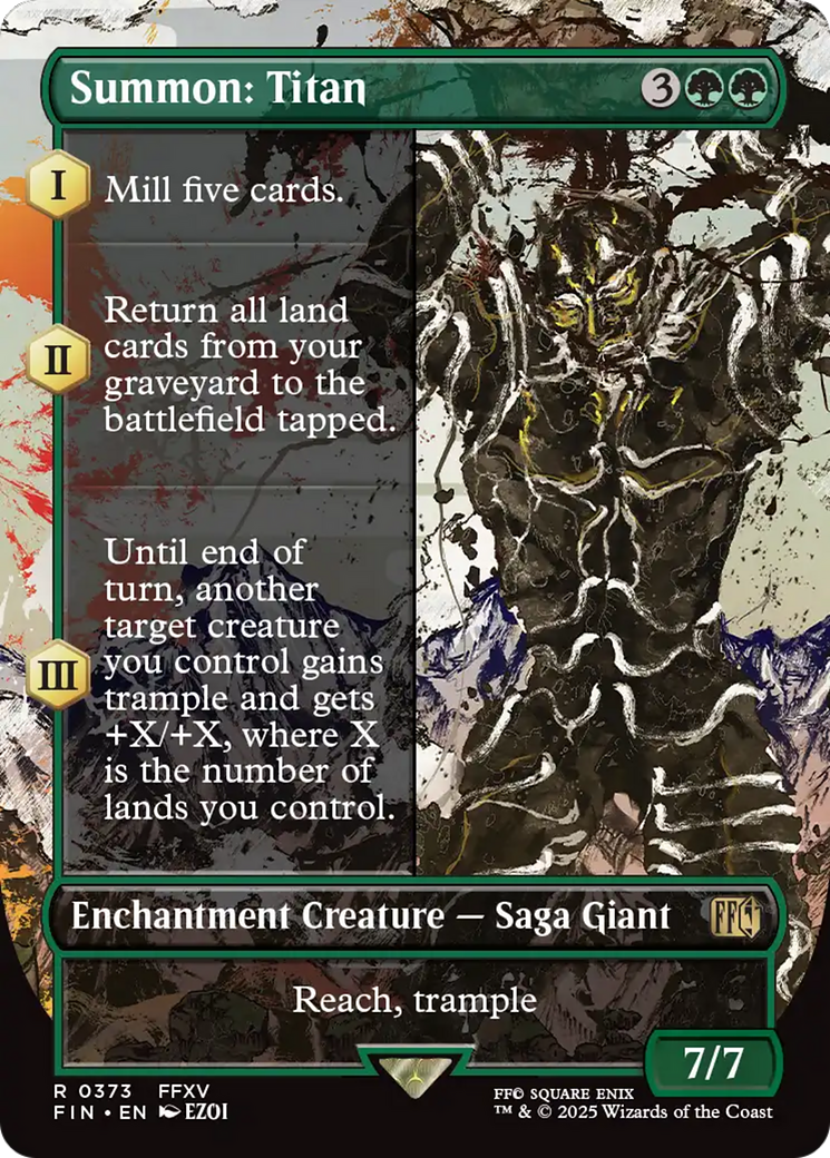 Summon: Titan (Borderless) [FINAL FANTASY]-1