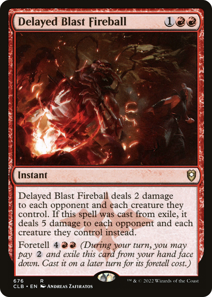 Delayed Blast Fireball [Commander Legends: Battle for Baldur's Gate]-1