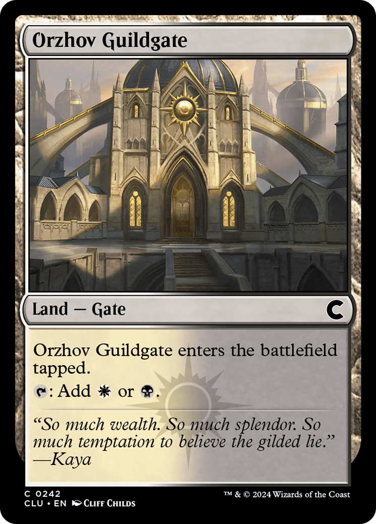 Orzhov Guildgate [Ravnica: Clue Edition]-1