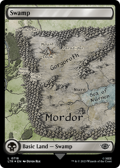 Swamp (0718) (Surge Foil) [The Lord of the Rings: Tales of Middle-Earth]-1