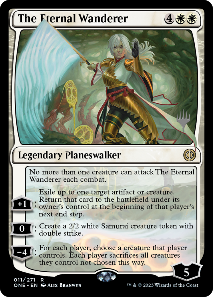 The Eternal Wanderer (Promo Pack) [Phyrexia: All Will Be One Promos]-1